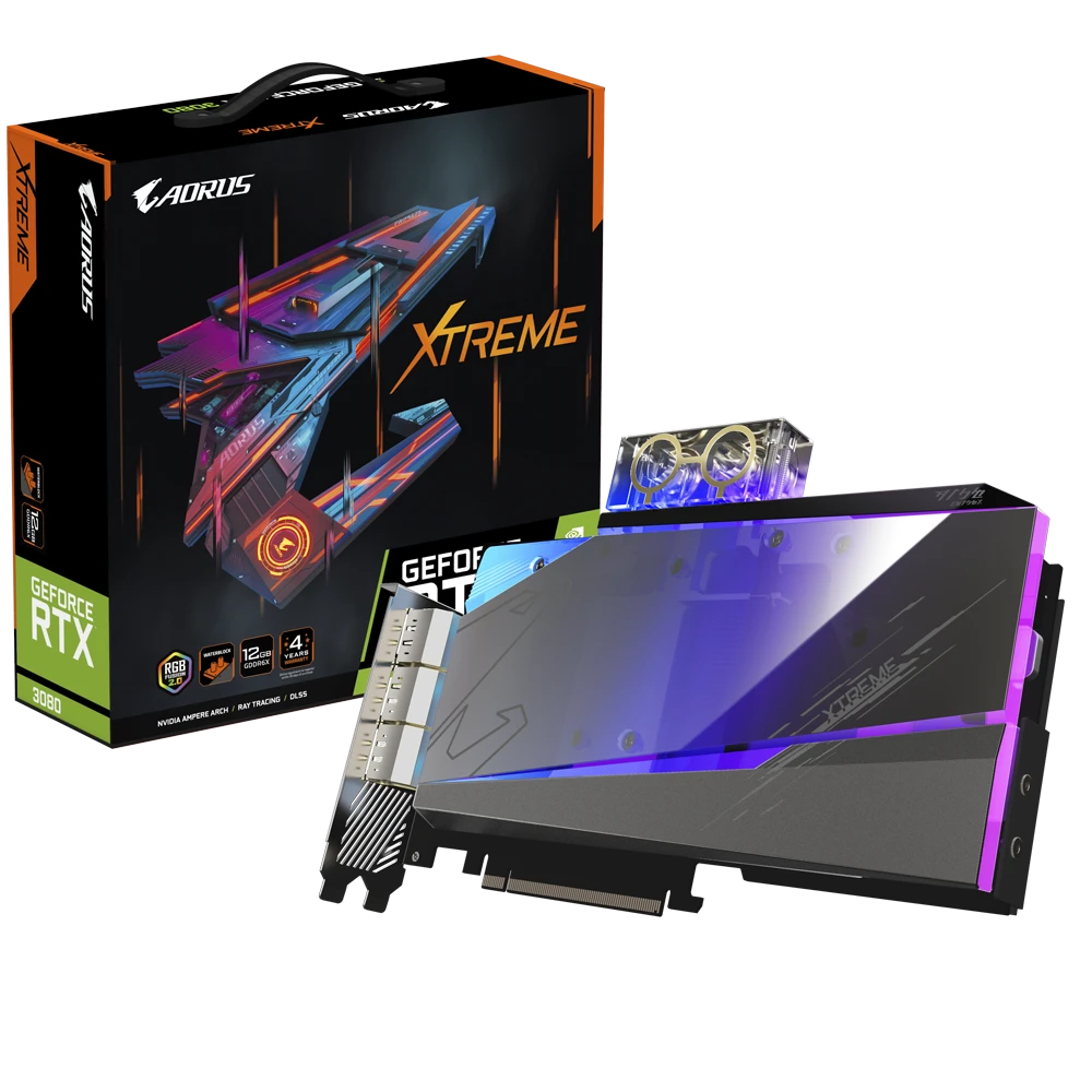 Gigabyte AORUS GeForce RTX 3080 XTREME WATERFORCE WB 12G